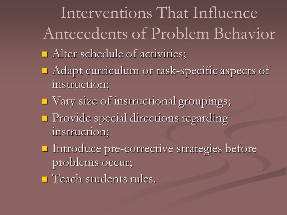 What aspects influence our behavior